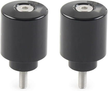ya 6 8.14 Bar Ends Handlebar Grips Cap for Honda Goldwing GL1800 2000-23 Motorcycle Black