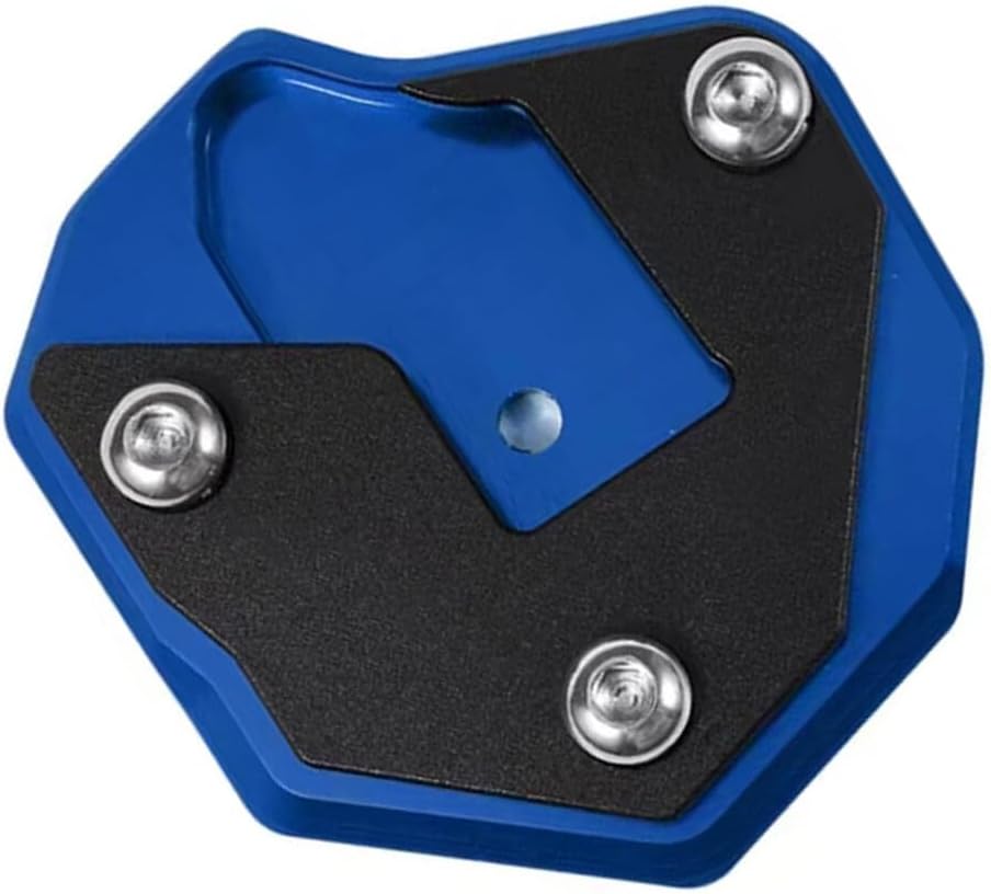 ya 2 8.15 Side Stand Enlarge Kickstand Pad Blue for Suzuki HAYABUSA GSX1300R 2008-2021