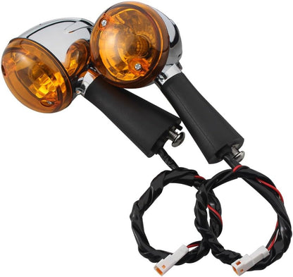 ya 23 10.7 baidi Motorcycle Rear LED Turn Signals Indicators Amber Blinker Light For Indian Scout