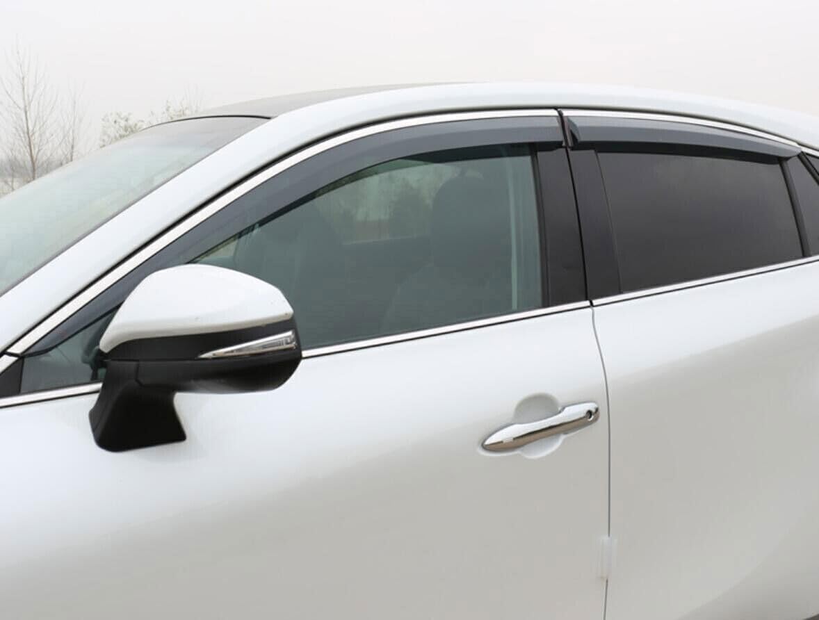 ya 4 8.8.2 Window Side Visors Sun Rain Guard Vent Deflectors for for Lincoln Nautilus 2020-2023