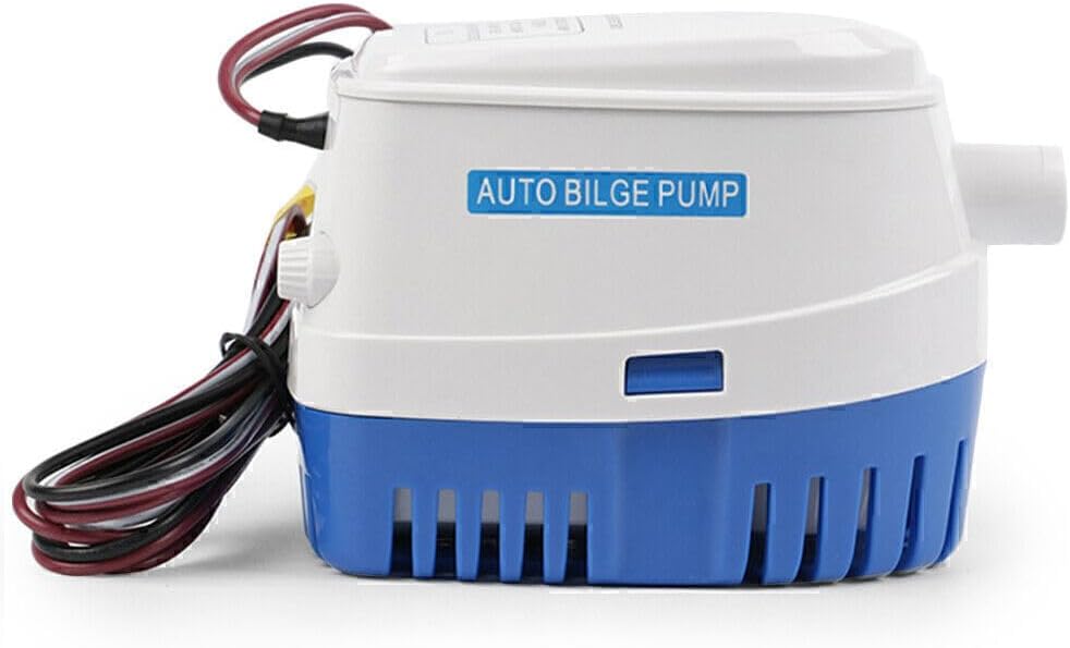 ya 4 8.24 baidi For 24V 600GPH Marine Boat Automatic Bilge Pump RV Submersible Water Pump