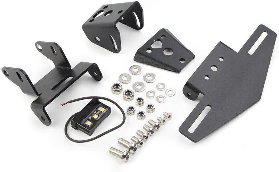 ya 13 9.15 baidi Fender Eliminator License Plate Holder Tail Tidy for Yamaha YZF R1/S/M 2015-2020