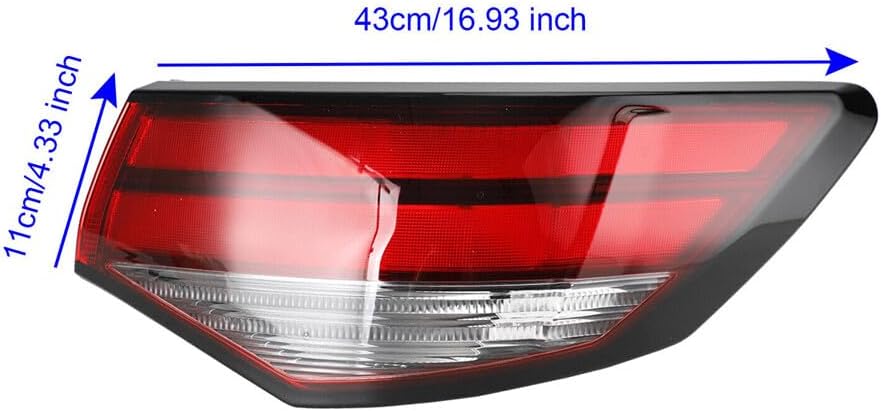 ya 27 10.13 baidi for Nissan Sentra 2020-22 265506LB0A Right Side Outer Rear Brake Stop Tail Light