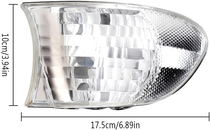 ya 9 10.24 For 1999-2001 for BMW 7-Series E38 White Front Right Corner Lights Parking Lamp