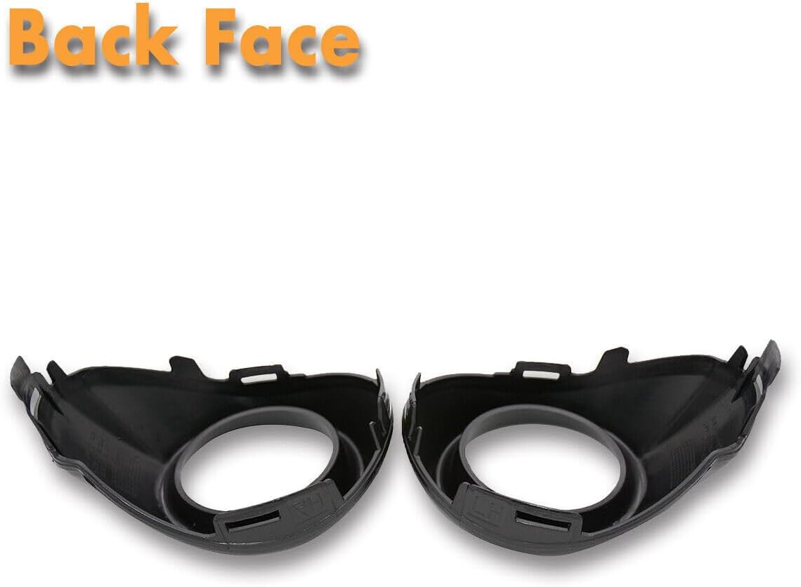 ya 10 9.16 zhengce 1Pair Skin Line Front Fog Lamp Light Cover bezels for Ford Focus 3 III 2012