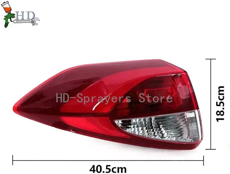 ya 2 8.15 1-piece set of for Hyundai Tucson 2016-2018 exterior right taillight halogen bulb