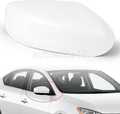 ya 11 9.14 baidiWhite Right Side Mirror Cover Cap For 2013-2018 for Nissan for Altima Sedan 2014 2015 16