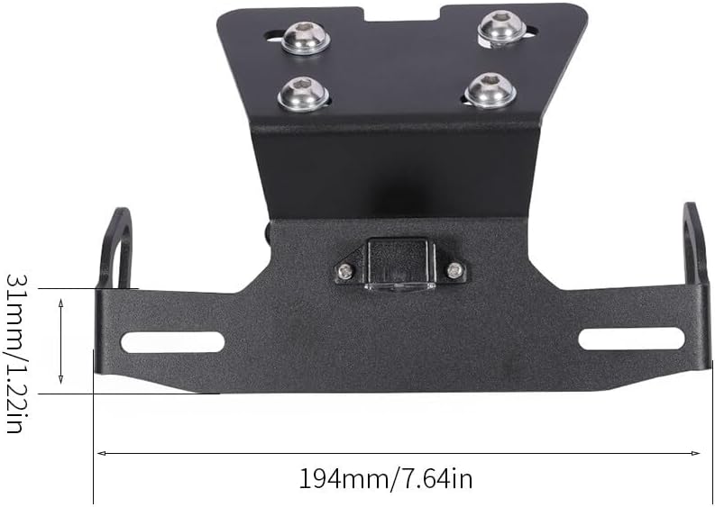 ya 13 9.15 baidi Fender Eliminator License Plate Holder w/LED Light for Yamaha MT-07 FZ6R XJ6 N/S