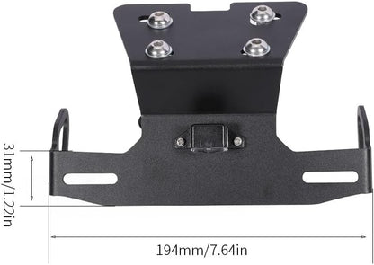 ya 13 9.15 baidi Fender Eliminator License Plate Holder w/LED Light for Yamaha MT-07 FZ6R XJ6 N/S