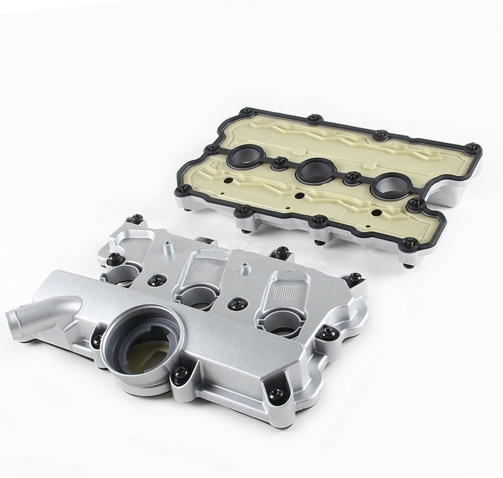 ya 11 9.14 baidi2X Engine Valve Cover w/Gasket Left & Right for Audi A4 A5 A6 Quattro Q5 S4 DOHC