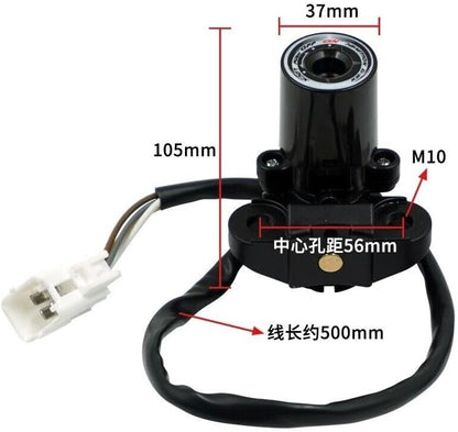 ya 11 9.14 zhengce Ignition switch lock with 2 master keys for 1000 (ZX1000/ZX1000G/H/M/W)