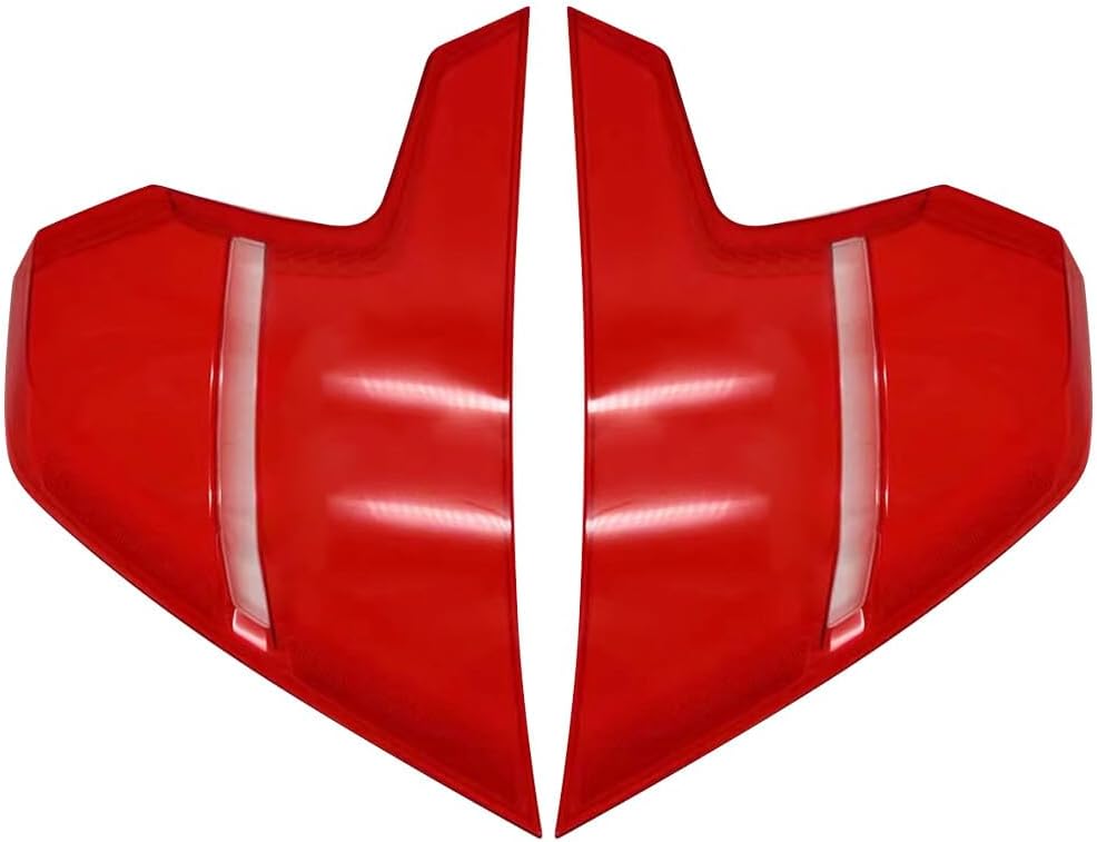 ya 27 10.13 baidi 2Pcs For 2019-2023 S60 Left+Right Outer Side Tail Light Lens Cover Housing Red