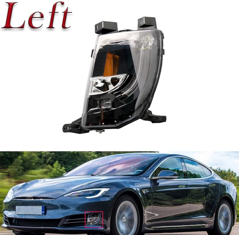 ya 7 8.24 baidi Left front bumper fog lamp assembly fog lamp for Tesla Model S 2012-2020