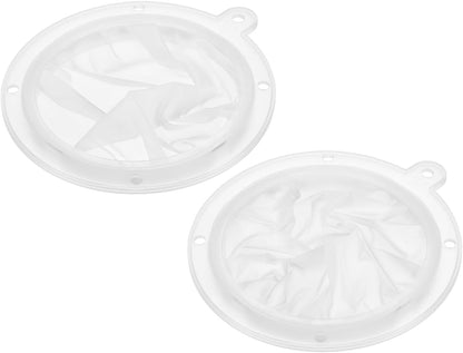 ya 14 9.20 baidi 2 in 1 Set 6.1 O.D. Food Filter Strainer Fine Mesh Filters Strainers White-1
