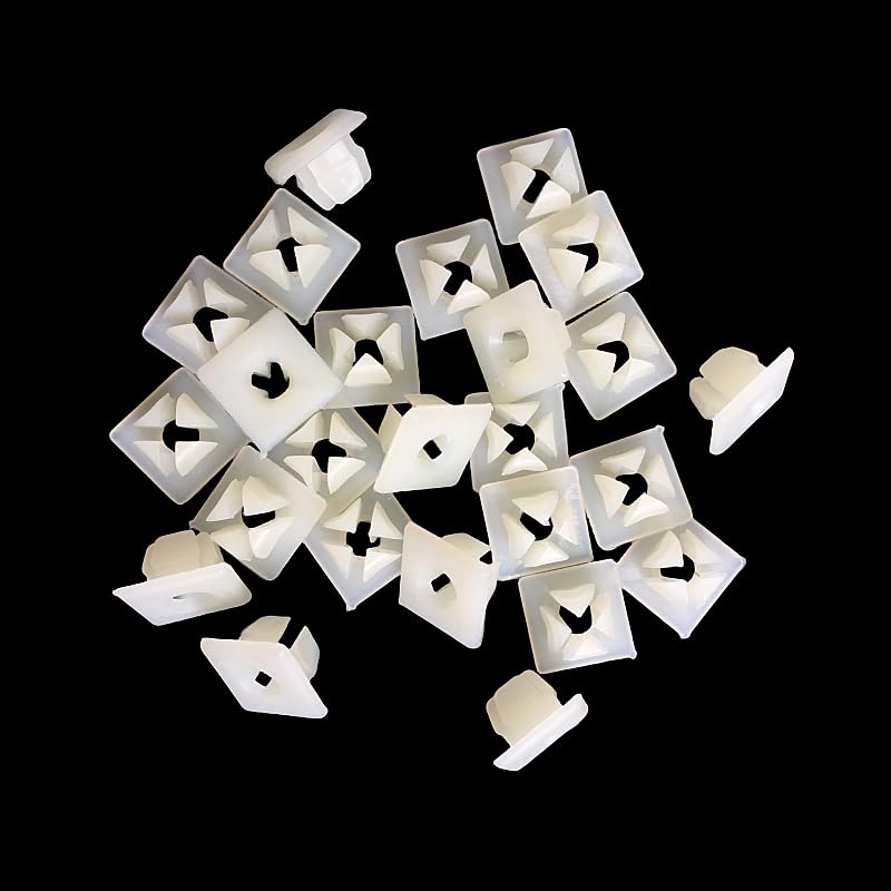 ya 8 8.24 baidi 50Pcs Bumper License Plate Nut Bracket Clip 4755299 3907444 for GM