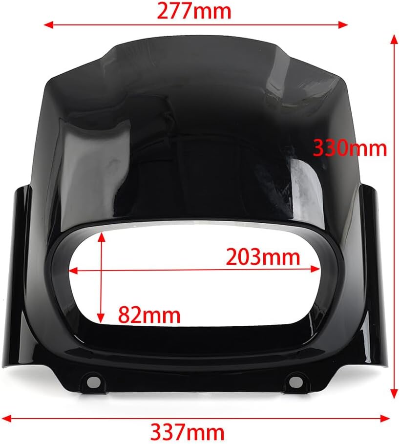 ya 23 10.7 baidi Motor Headlight Front Fairing for Harley Fat Bob FXFB FXFBS 2018-22 Matte Black