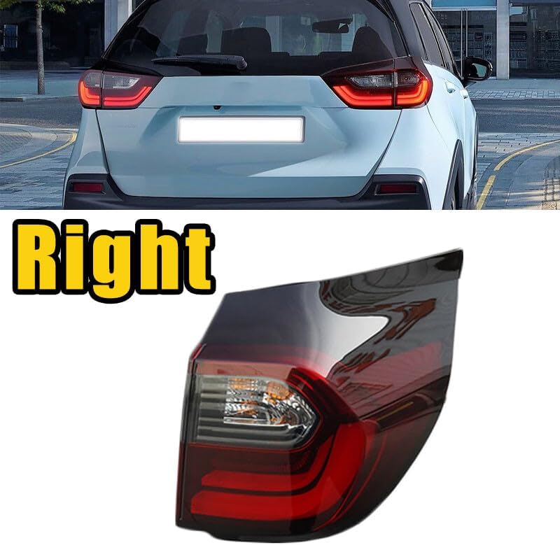ya 10 9.16 zhengce Right Outside Rear Bumper Tail Light Brake Lamp for Honda Jazz 2020-2022