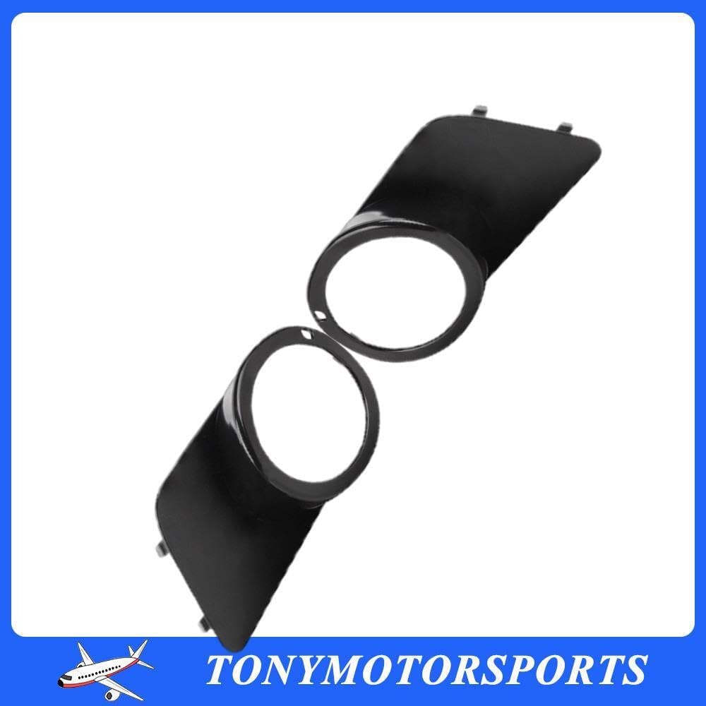 ya 9 10.24 Left + Right Side Front Fog Light Ring Cover Frame for BMW E39 M5 1999-2003