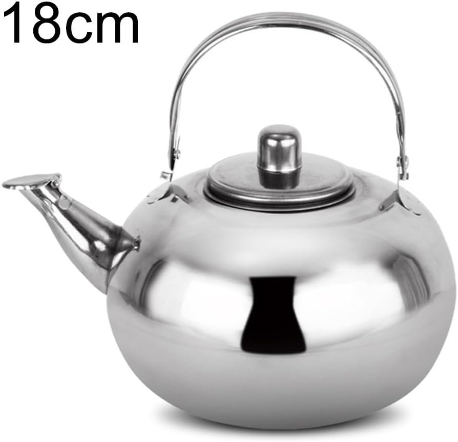 ya 14 9.20 baidi Stainless Steel Kettle Heat Resistant Handle Stovetop Camping Coffee Pot New-1