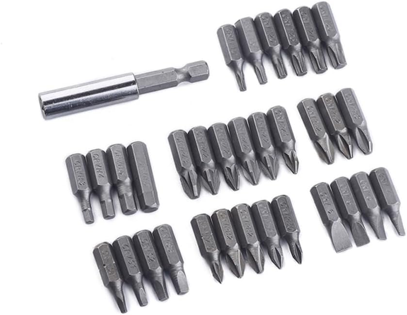 ya 26 10.21 baidi 33 Pcs Tamper Proof Security Bit Screw Bits Set Star Drive Screwdriver