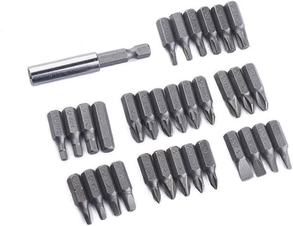 ya 26 10.21 baidi 33 Pcs Tamper Proof Security Bit Screw Bits Set Star Drive Screwdriver