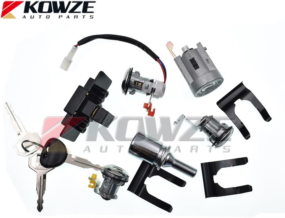 ya 11 9.14 baidiLock Cylinder & Key Set for Pajero Montero II 2nd 1990-2004 4G54 4G64 4M40 6G72