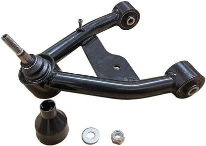 ya 4 8.14 2pcs Front Upper Control Arms 2-4 Lift For 1982-2001 for Chevy S10 GM S15 4WD Black