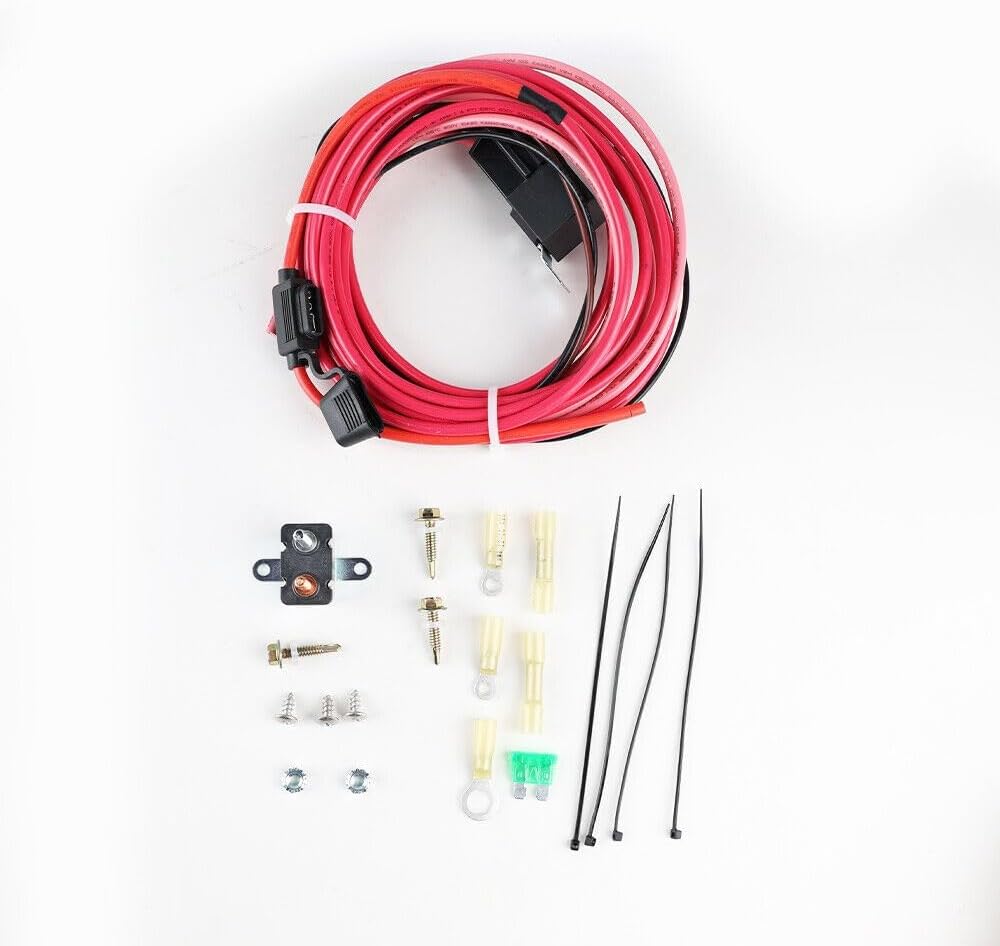 ya 14 9.20 zhengce Electric Fuel Pump Relay Bypass Kit Wiring Harness Kit Fit 12V System P/N-1