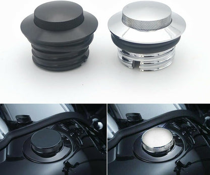 ya 9 10.24 Flush Pop Up Reservoir Vented Fuel Tank Gas Cap for Harley Dyna Touring Softail