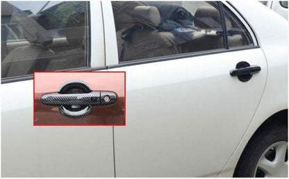 ya 2 8.15 for Toyota RAV4 2006-2012 Carbon Fiber Outside Door Handle F for Ram e Trim 10X