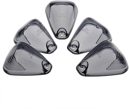 ya 13 9.15 baidi Roof Running Lens Marker Light Cover Smoke Cab Useful 5pcs ABS Plastic