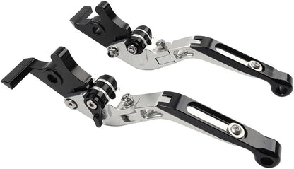 ya 10 9.16 zhengce Folding Extendable Brake Clutch Levers for Suzuki GSXR600 GSXR750 11-21 Sil
