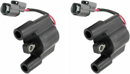ya 13 9.15 baidi 2X Ignition Coil for Kawasaki Motocycle for Yamaha 21121-3722 F6T557 63P-82