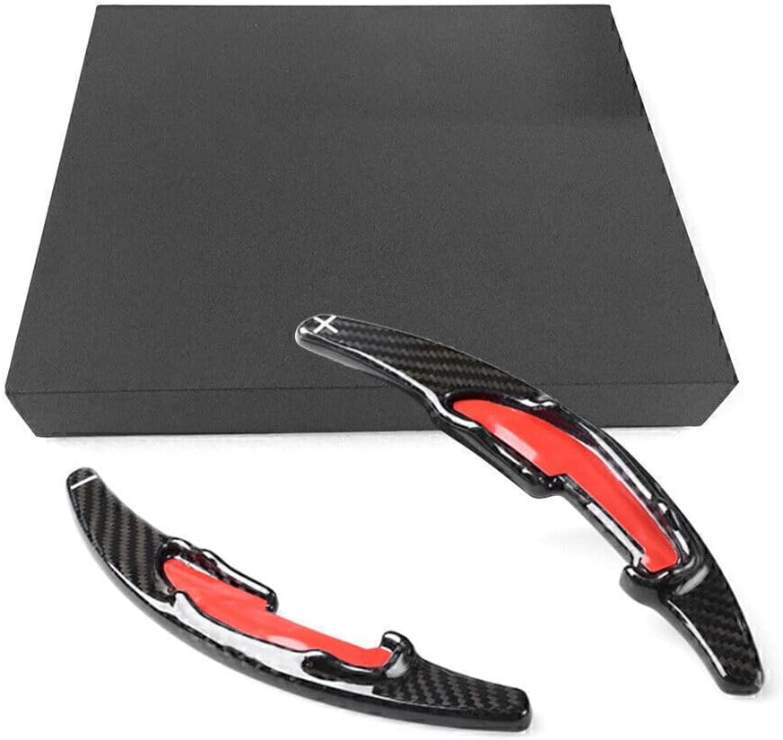 ya 4 8.8.2 Carbon Fiber Paddle Steering Wheel Shifter Extensions Fit for BMW M2 M3 M4 M5 M6 X5M