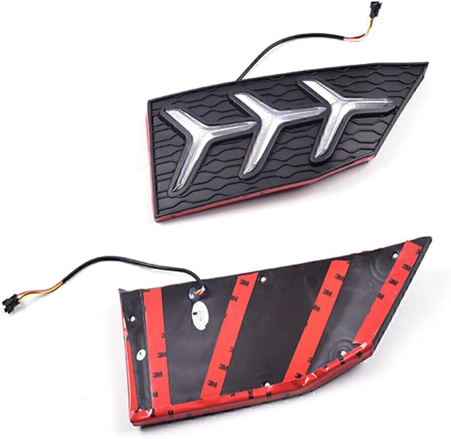 ya 2 8.24 baidi 2 DRL LED daytime running lights with turn signals for Honda Civic 2019-21