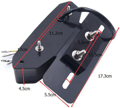 ya 4 8.14 Motorcycle LED taillight with license plate holder brake light universal motorcycle