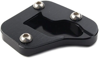 ya 4 8.8.2 Motorcycke Kickstand Sidestand Enlarge Plate Pad for Suzuki Hayabusa 08-19 Black