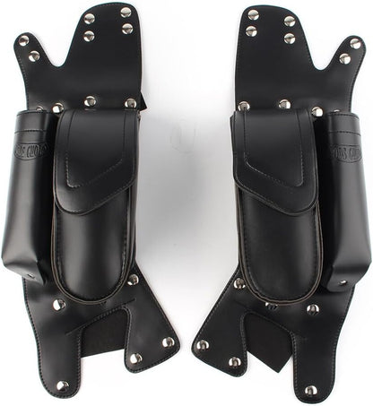ya 11 9.14 baidi2 x Water Bottle Drink Holder Guard Bag Saddlebag for Harley Touring FLHT FLHR