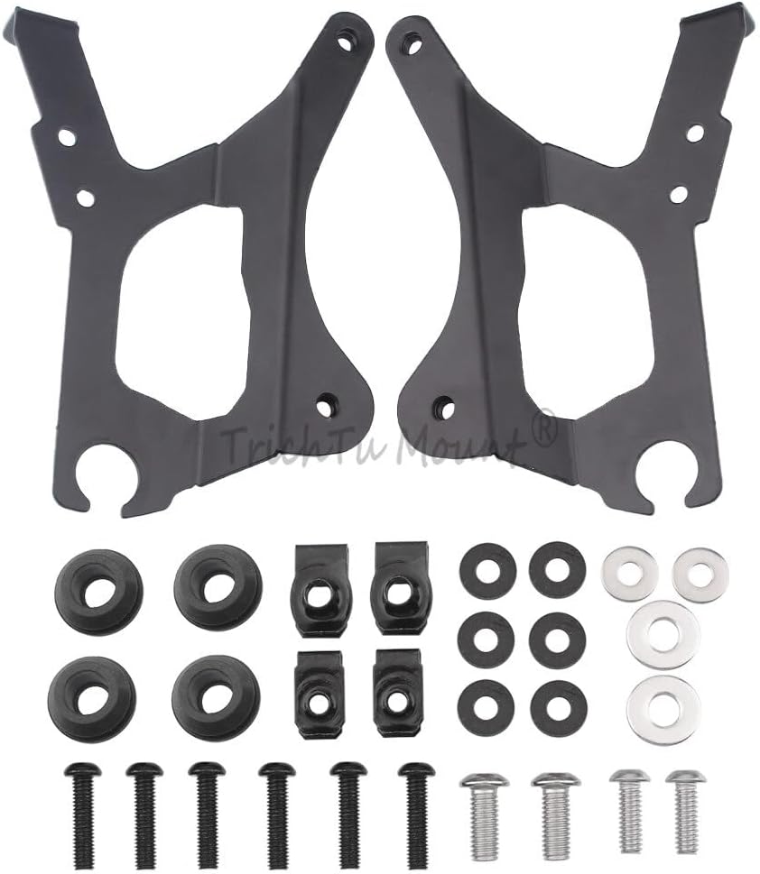 ya 23 10.7 baidi Unpainted Side Fairing Panel Support W/Bracket Kits for Harley CVO Road Glide
