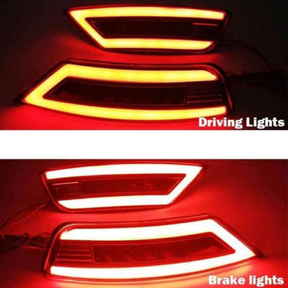 ya 10 9.16 zhengce for Ford Escape Kuga 13-2019 Rear Bumper Light Fog Lamp LED Turn Signal Ref