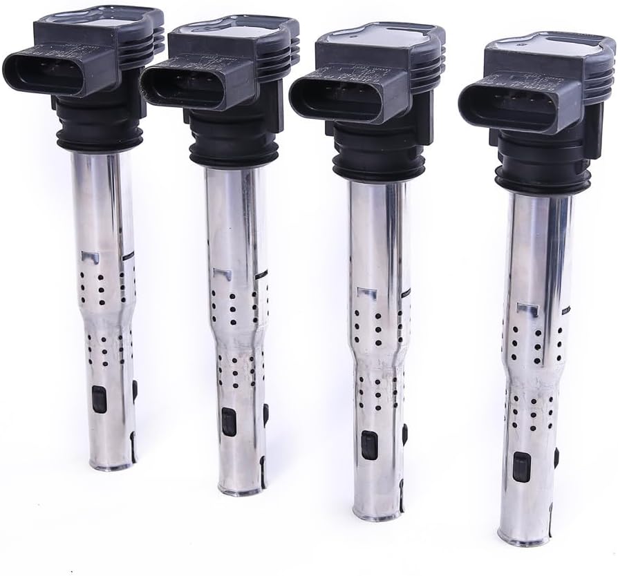 ya 4 8.10 4Pcs Ignition Coil Set for VW for Golf for Passat Beetle for Audi A4 Q3 Q5 for SEAT #07K905715F#