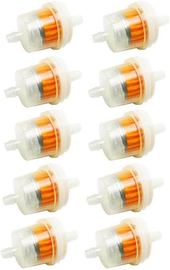 ya 4 8.8.2 Universal-Inline Gas Fuel Filter 1/4 6MM-7MM ATV Motorcycle Parts For 10x