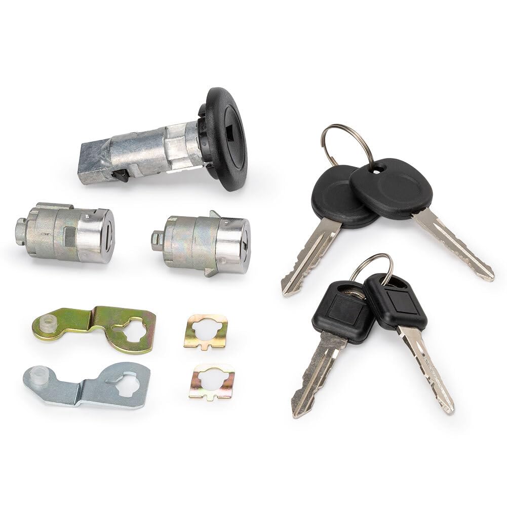 ya 4 8.8 Ignition Lock Cylinder Switch Suitable for Chevrolet Solod GMC Sierra 2001-2007 with 2 Keys