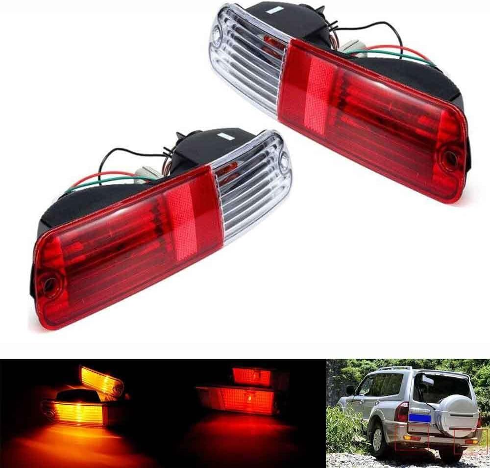 ya 10 9.16 zhengce L&R Rear Tail Bumper Fog Light For Pajero MONTERO Shogun V73 V75 V77