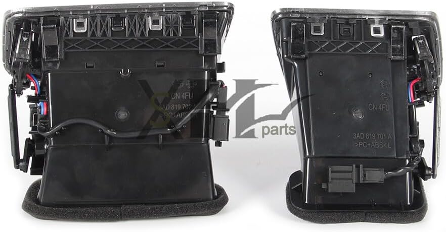 ya 10 9.16 baidi Left & Right Dashboard AC Air Vent Kit Bright Chrome Fit for VW CC for Passat CC