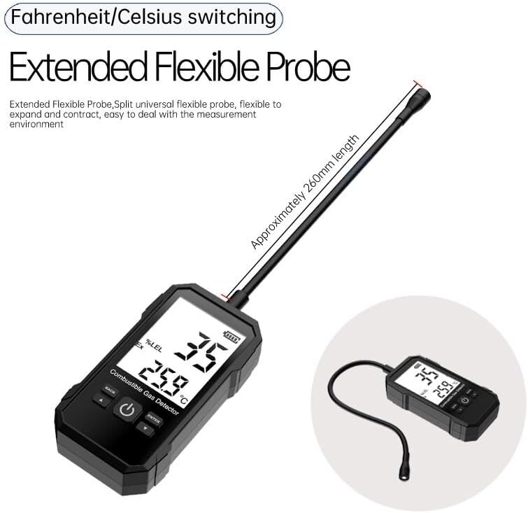ya 16 10.20 baidi Handheld Combustible Gas Detector Gas Leak Detector for Natural Gas Coal Gas