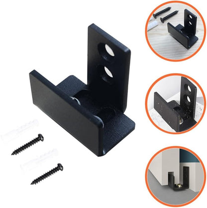 ya 26 10.21 baidi 2 Guide Groove Stopper Barn Door Slider Adjustable Floor
