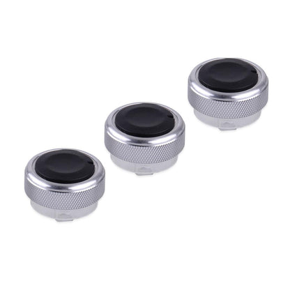 ya 5 8.10 3 Pack Silver AC Air Conditioning Control Switch Knob Button Fits Focus for Ford 05-14