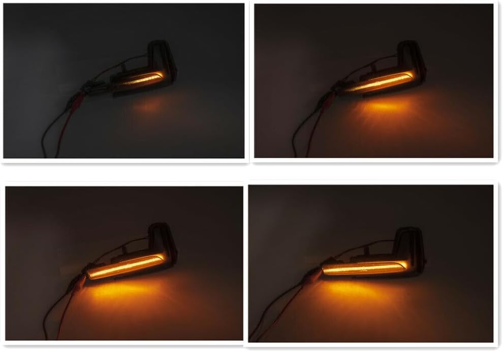ya 7 8.24 baidi Dynamic Smoked Amber LED Side Mirror Lights for 2016-2021 for Volvo XC90 XC60 V90 S90 