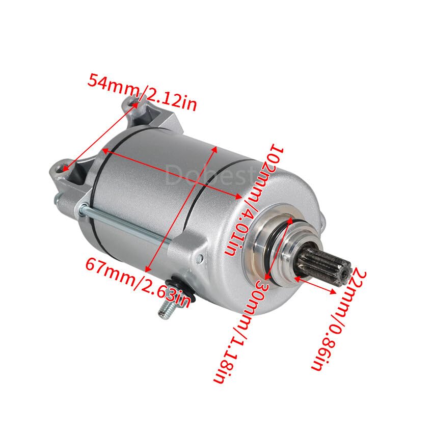 ya 23 10.7 baidi for Daelim Starter Motor VL125 Fi VT125 Evolution 1999 T125 VS125 Evo 2000-2004